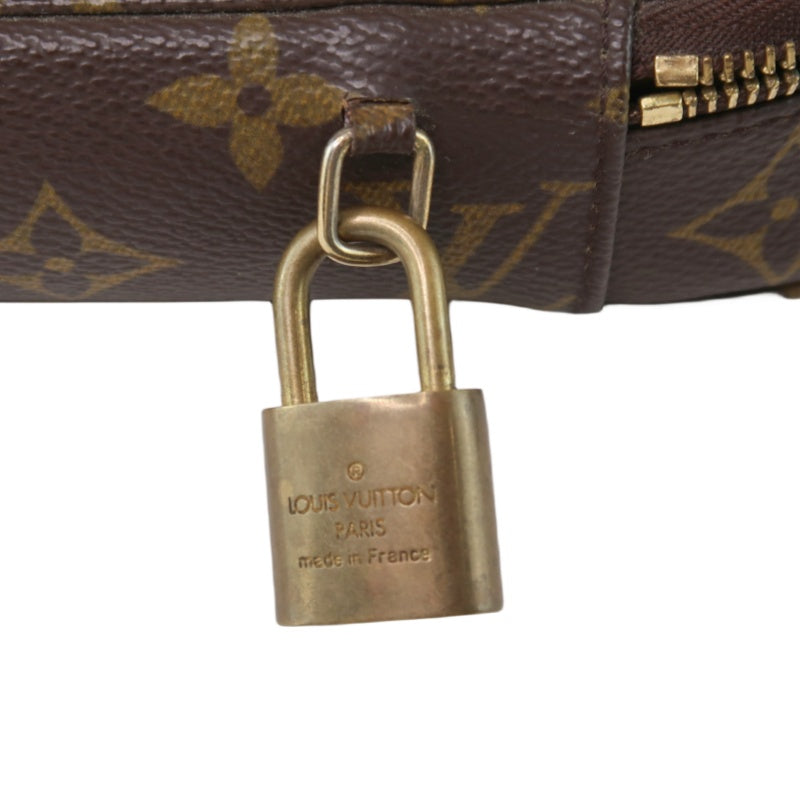 Louis Vuitton Monogram Pochette Monte Carlo  PVC Half-Moon Toiletry Bag Clutch Bag