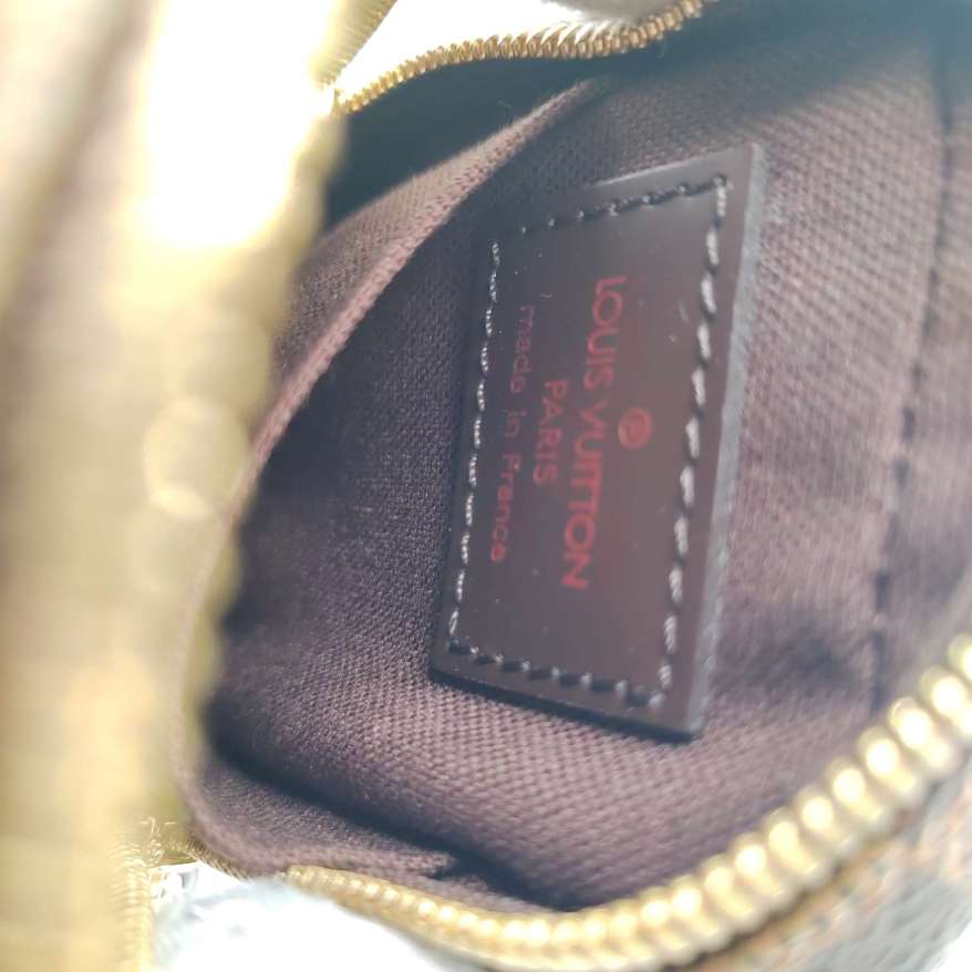 LOUIS VUITTON Etui Okapi PM Pouch, Damier Pattern, Brown (LV Brown Damier PVC Coin & Clutch Pouch)