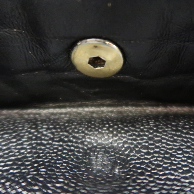 CHANEL Classic Flap (CF) Crossbody Bag - Black, Grained Calfskin with Gold Hardware