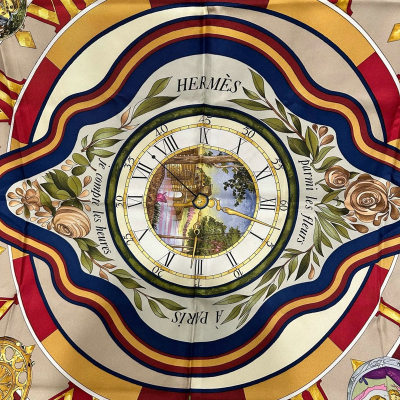 HERMES Scarf, Red Series, With Tag