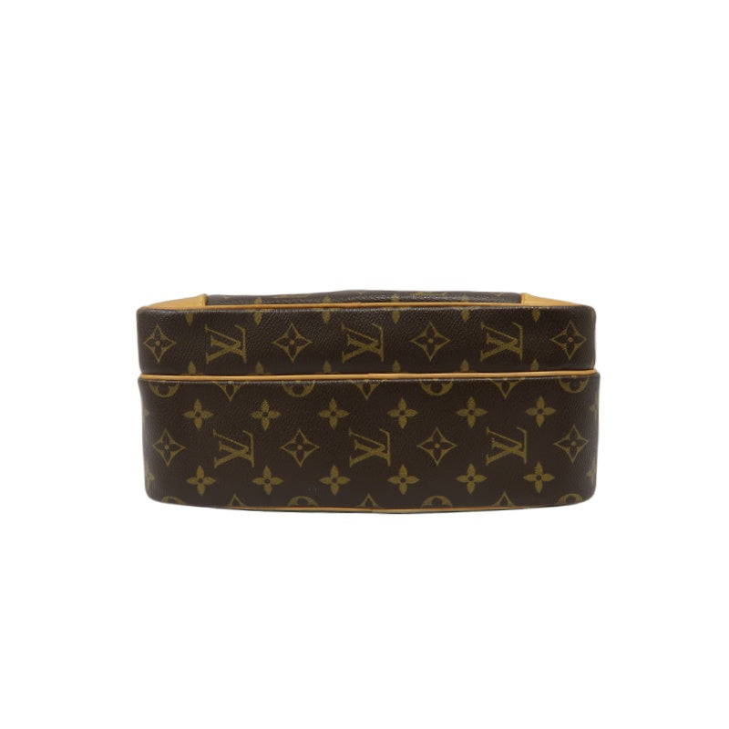 LOUIS VUITTON Nile Crossbody Bag, Monogram, Coated Canvas, Brown, With Dust Bag