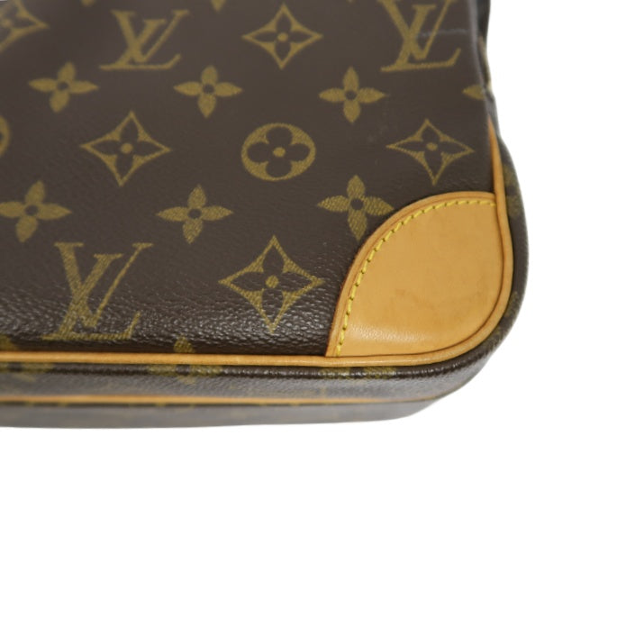 LOUIS VUITTON Nile Crossbody Bag, Monogram, Coated Canvas, Brown, With Dust Bag
