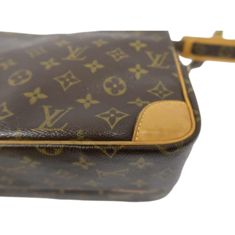 LOUIS VUITTON Nile Crossbody Bag, Monogram, Coated Canvas, Brown, With Dust Bag