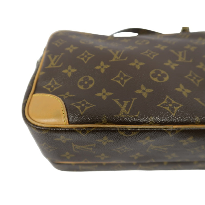 LOUIS VUITTON Nile Crossbody Bag, Monogram, Coated Canvas, Brown, With Dust Bag