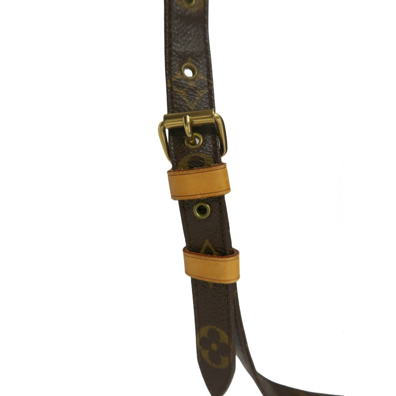 LOUIS VUITTON Nile Crossbody Bag, Monogram, Coated Canvas, Brown, With Dust Bag