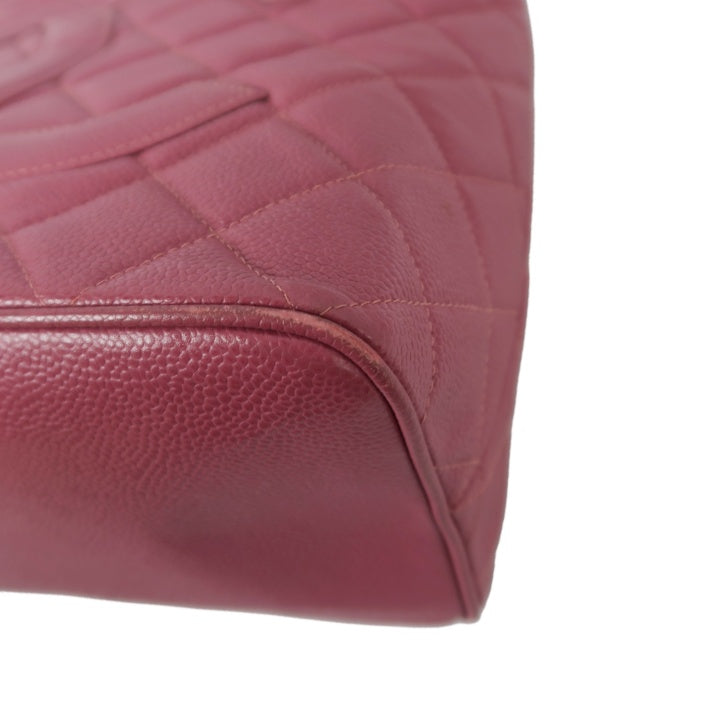 CHANEL Pink Reissue Tote Bag, Caviar Leather, Gold Hardware, with Guarantee Card and Dust Bag