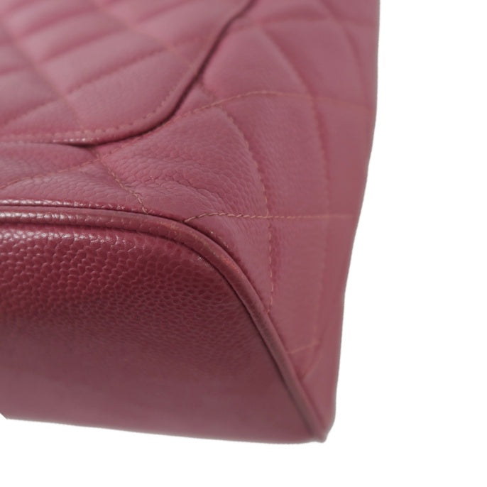 CHANEL Pink Reissue Tote Bag, Caviar Leather, Gold Hardware, with Guarantee Card and Dust Bag