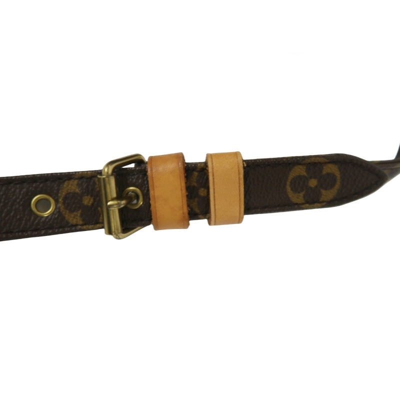 LOUIS VUITTON Monogram Nile Shoulder Bag, Brown, PVC-Coated Canvas