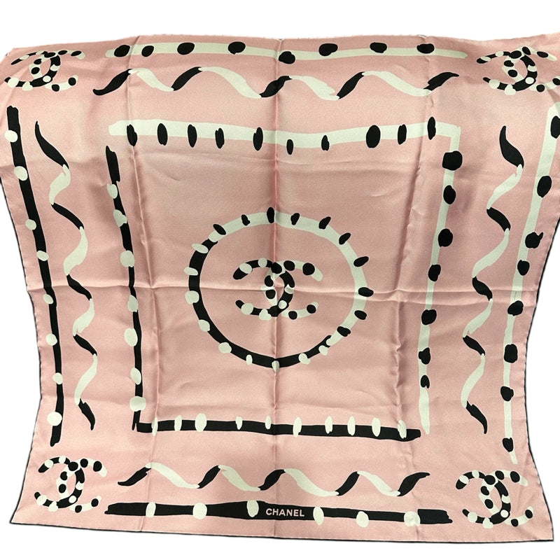 CHANEL Pink Scarf With Tag