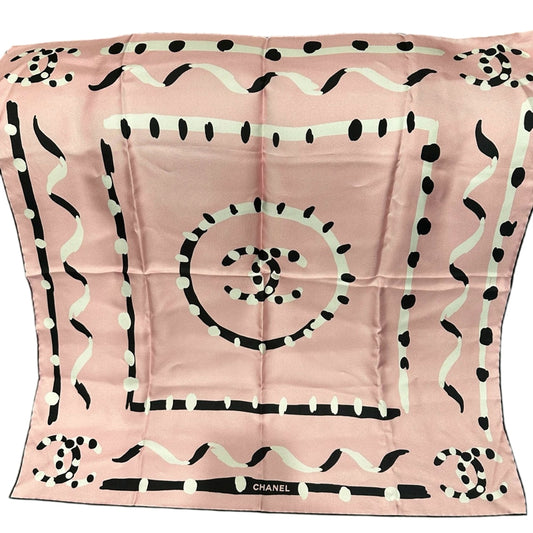 CHANEL Pink Scarf With Tag