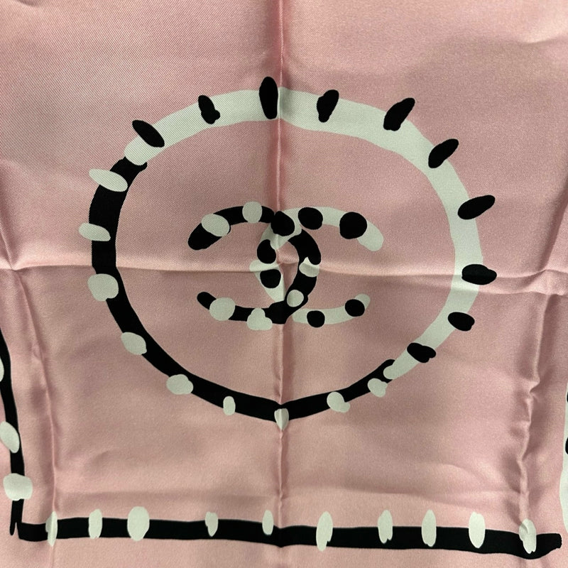 CHANEL Pink Scarf With Tag