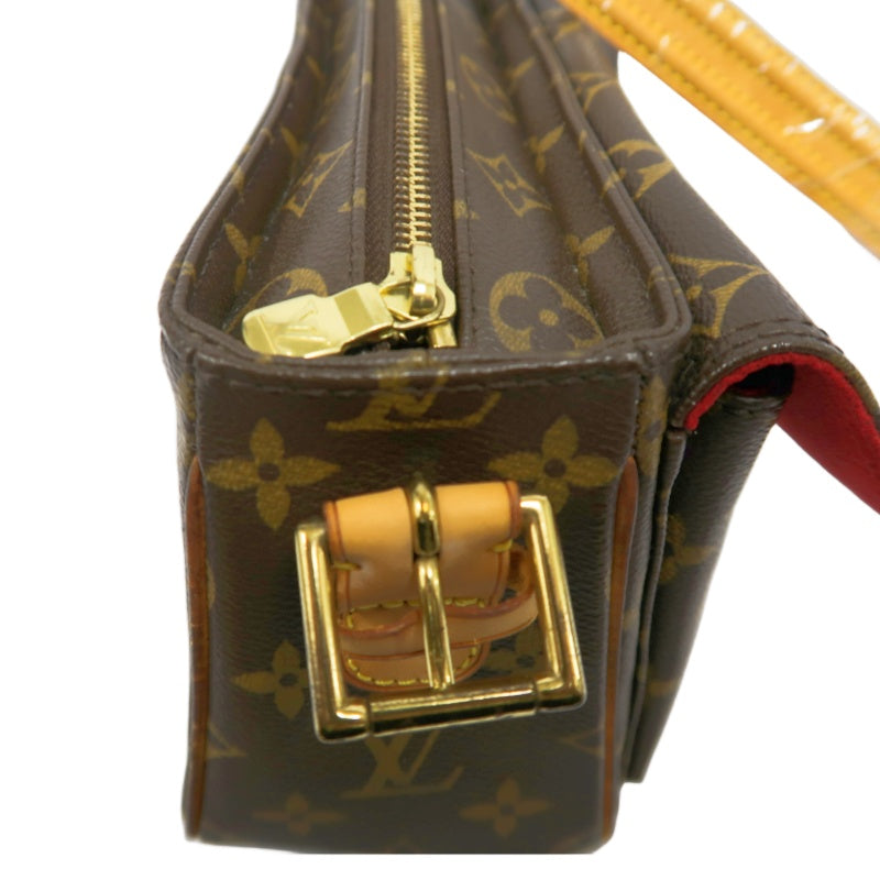 LOUIS VUITTON Monogram VivaCity MM Shoulder Bag Brown LV Multicolore PVC Camel Crossbody Bag