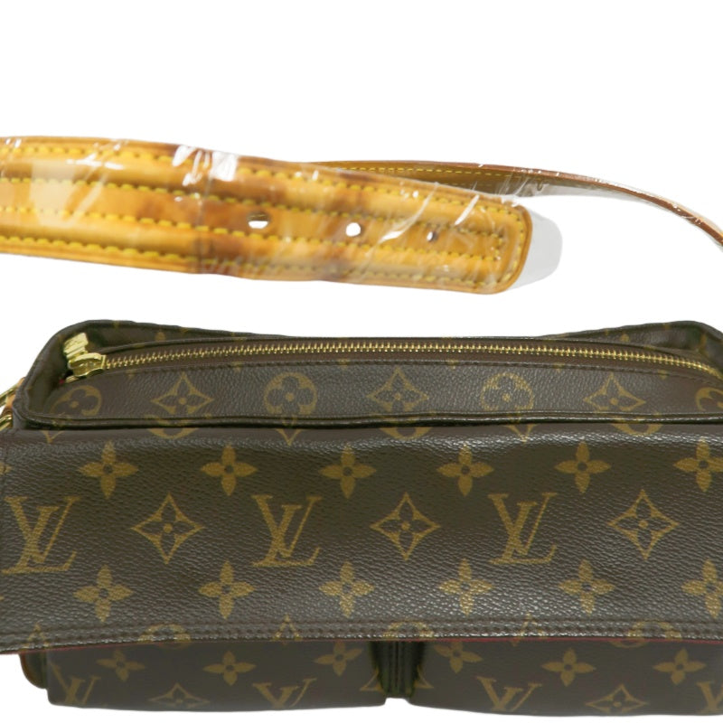LOUIS VUITTON Monogram VivaCity MM Shoulder Bag Brown LV Multicolore PVC Camel Crossbody Bag