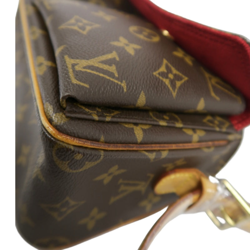 LOUIS VUITTON Monogram VivaCity MM Shoulder Bag Brown LV Multicolore PVC Camel Crossbody Bag