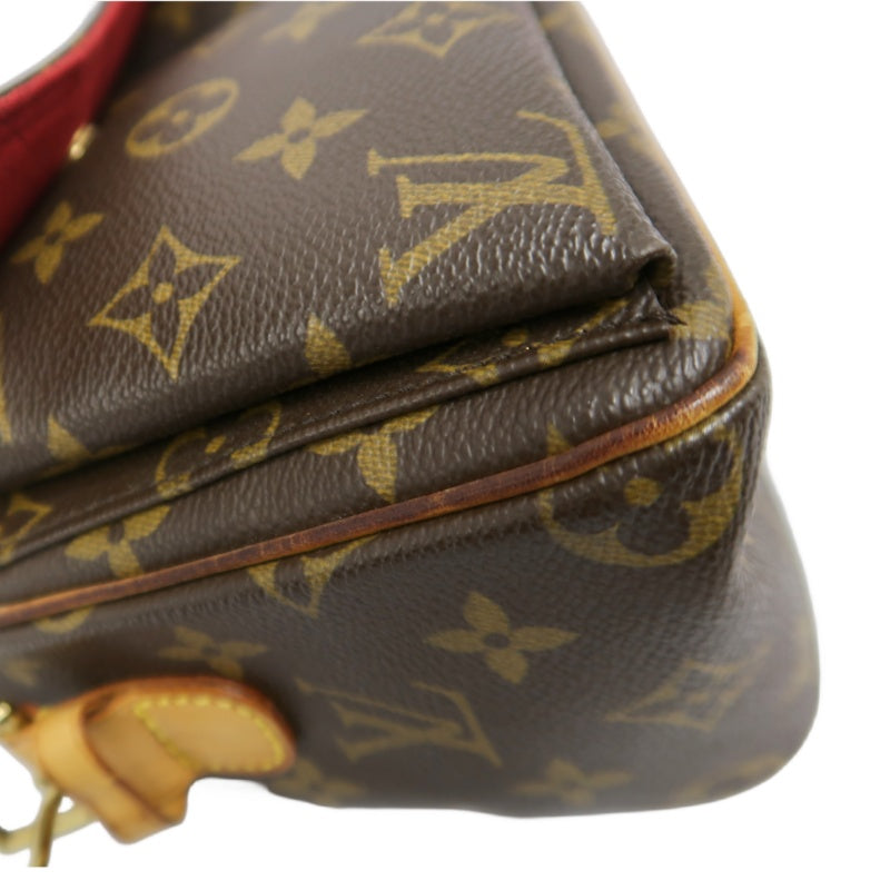 LOUIS VUITTON Monogram VivaCity MM Shoulder Bag Brown LV Multicolore PVC Camel Crossbody Bag