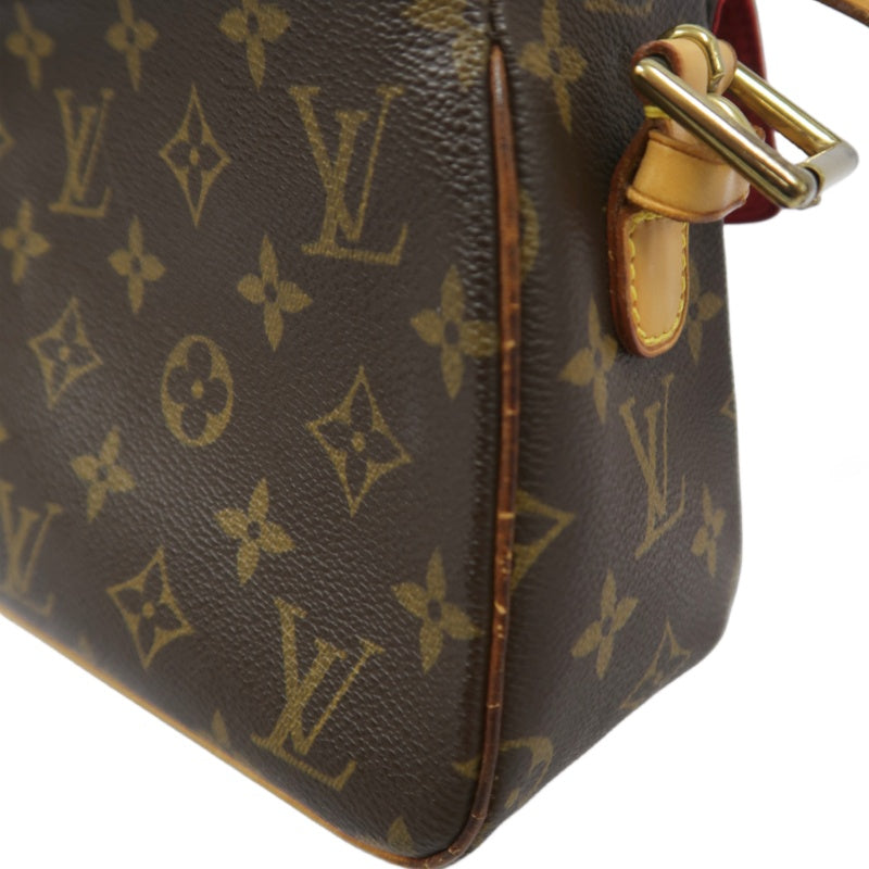 LOUIS VUITTON Monogram VivaCity MM Shoulder Bag Brown LV Multicolore PVC Camel Crossbody Bag