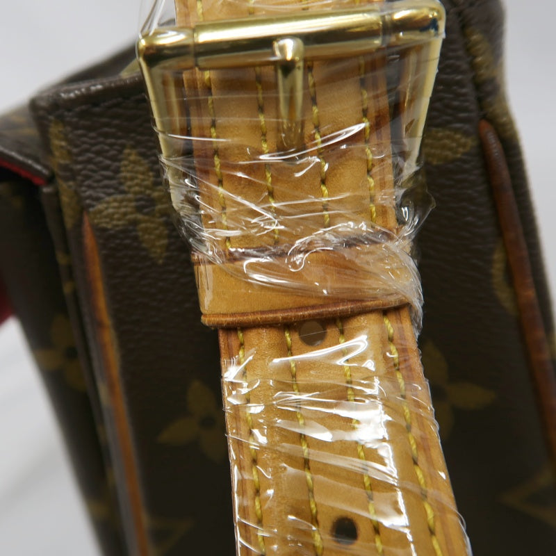 LOUIS VUITTON Monogram VivaCity MM Shoulder Bag Brown LV Multicolore PVC Camel Crossbody Bag