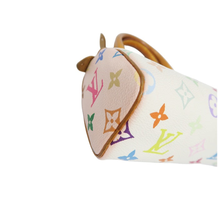 Louis Vuitton Multicolor Mini Speedy, White Series, PVC Nano Handbag
