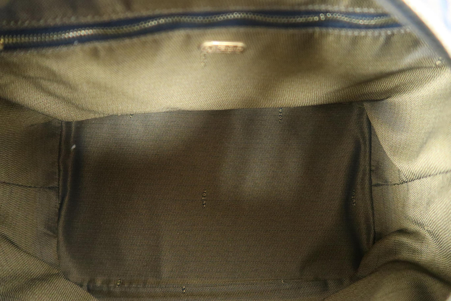FENDI Brown Zucca Vanity Bag, Canvas Material, with 2 Crocheted Keys