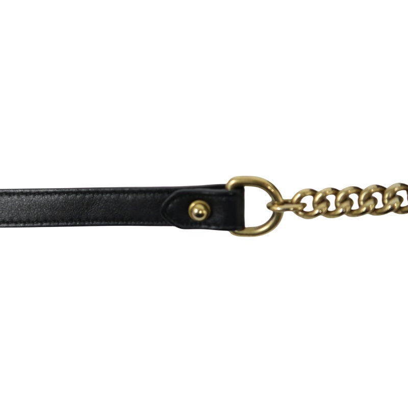 GUCCI GG Marmont Chain Shoulder Bag, Black Suede, Crystal Embellished, Gold Hardware, with Dust Bag