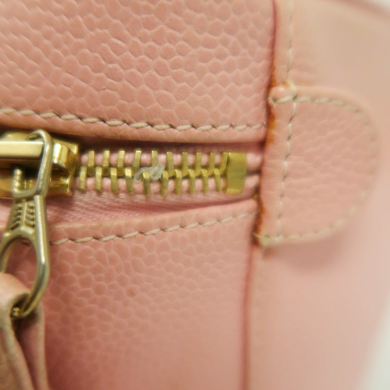 CHANEL Vanity Handbag, Pink, Caviar Leather