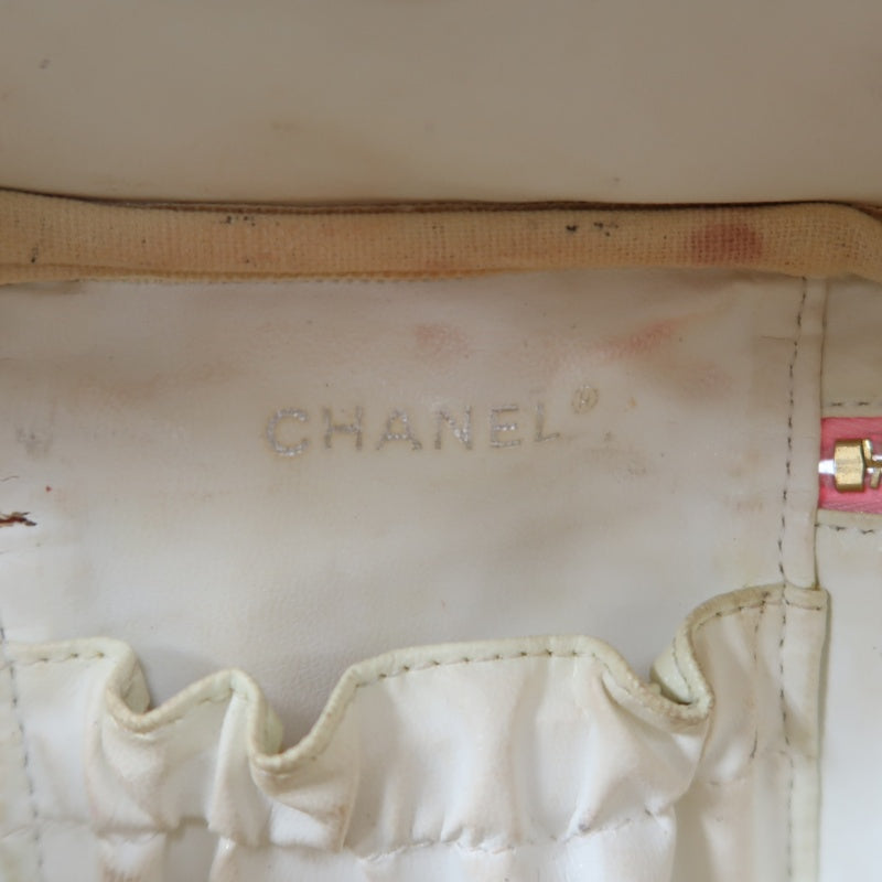 CHANEL Vanity Handbag, Pink, Caviar Leather
