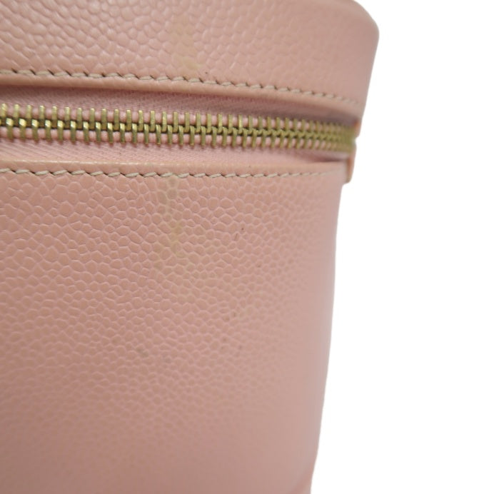CHANEL Vanity Handbag, Pink, Caviar Leather