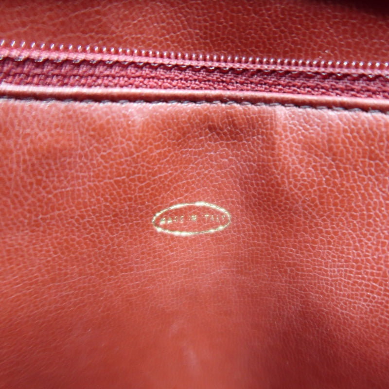 CHANEL Red Chain Shoulder Bag, Gold Hardware, with Guarantee Card