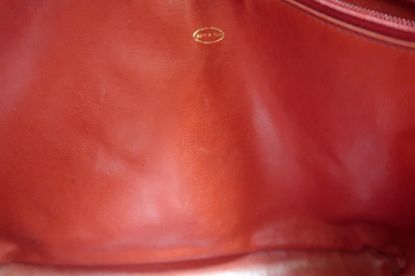 CHANEL Red Chain Shoulder Bag, Gold Hardware, with Guarantee Card