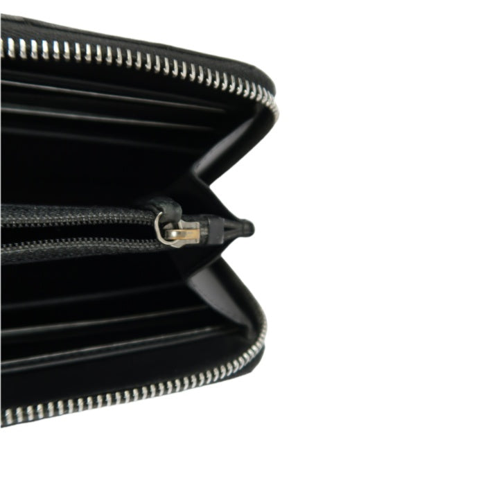 CHANEL Black Long Wallet, Lambskin Leather, with Dust Bag and Box