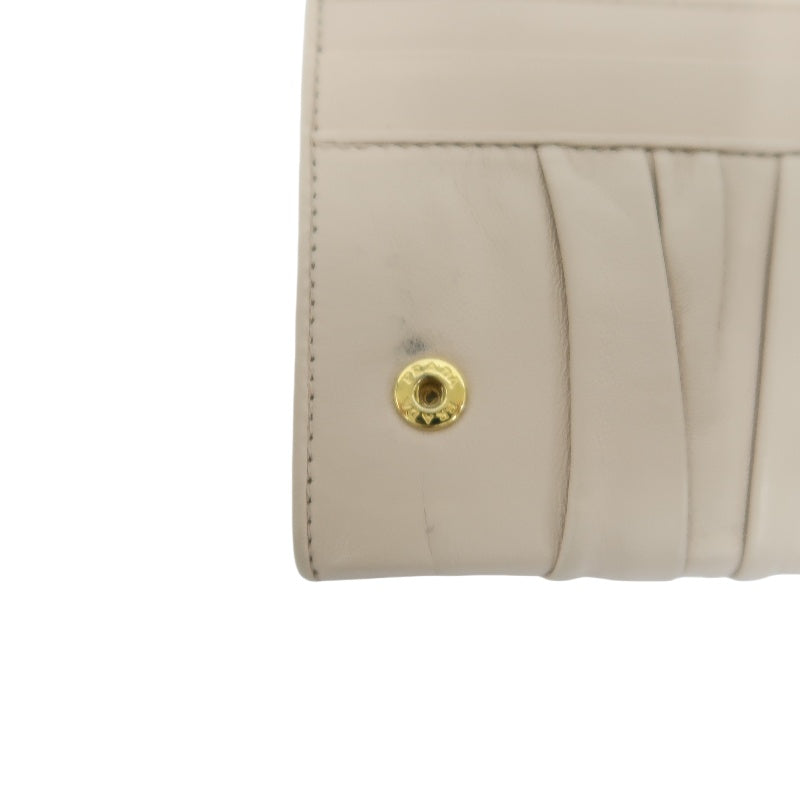 PRADA Long Wallet, Pink & Beige, PVC, Gold Hardware, with Box and Authenticity Card