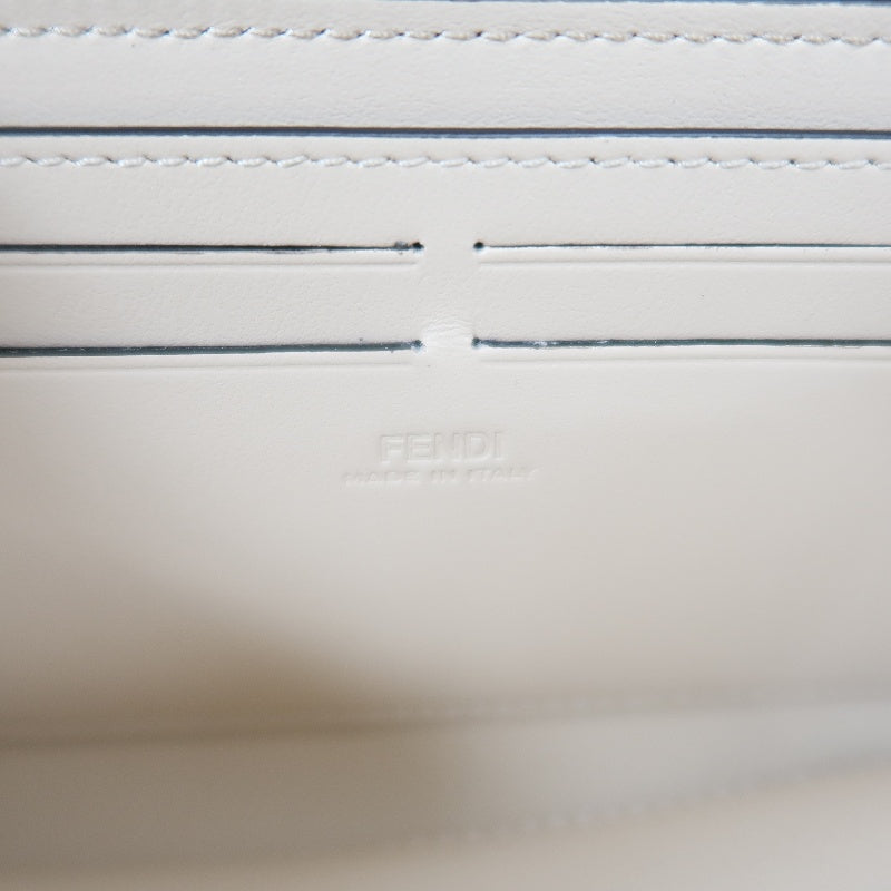 FENDI Beige Pink Wallet, Gold Hardware, with Dust Bag and Box
