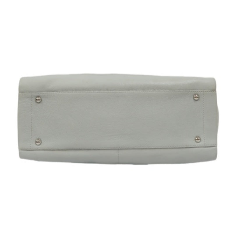 CHANEL Gray Tote Bag, Caviar Leather, with Pouch