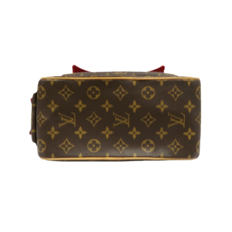 LOUIS VUITTON Monogram Excentri-Cité, Brown, Top Handle & Shoulder Bag, Coated Canvas