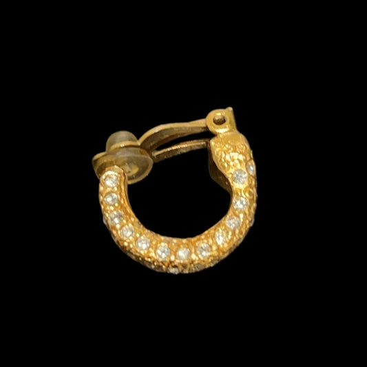 CHANEL Single Clip-On Earring Alloy
