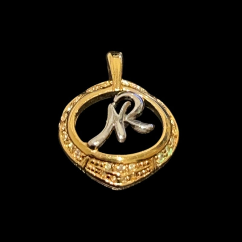 NINA RICCI Gold Hardware Pendant Top