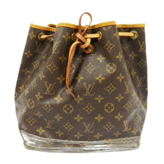 LOUIS VUITTON Monogram Petit Noe, Brown, Shoulder Bag