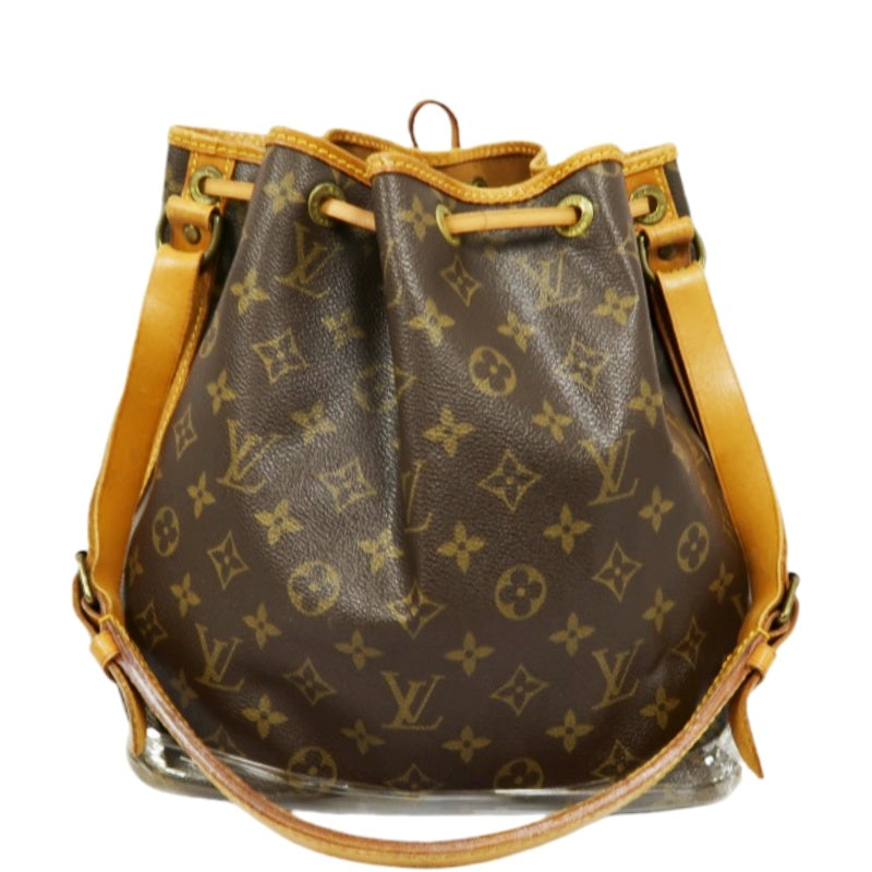 LOUIS VUITTON Monogram Petit Noe, Brown, Shoulder Bag
