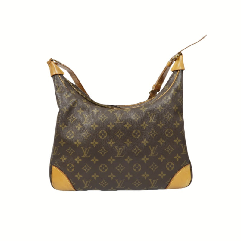 LOUIS VUITTON Monogram Brown Speedy 35 Shoulder Bag
