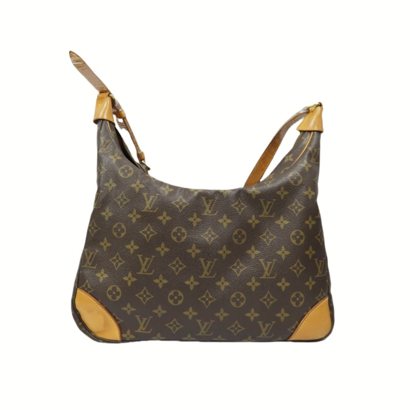 LOUIS VUITTON Monogram Brown Speedy 35 Shoulder Bag