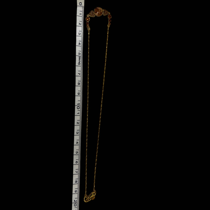 GIVENCHY Gold Tone Alloy Necklace