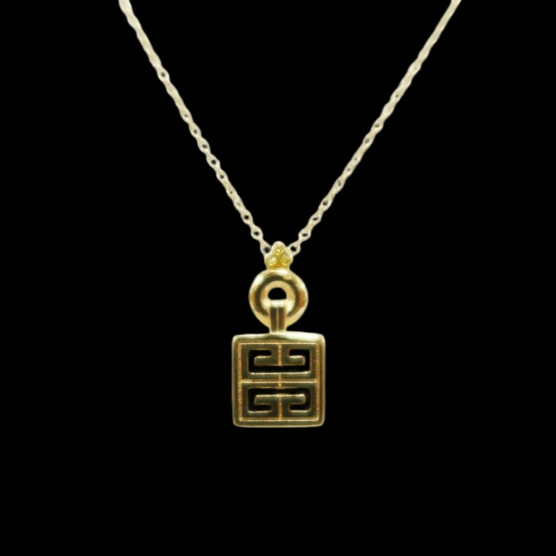 GIVENCHY Gold Tone Alloy Necklace