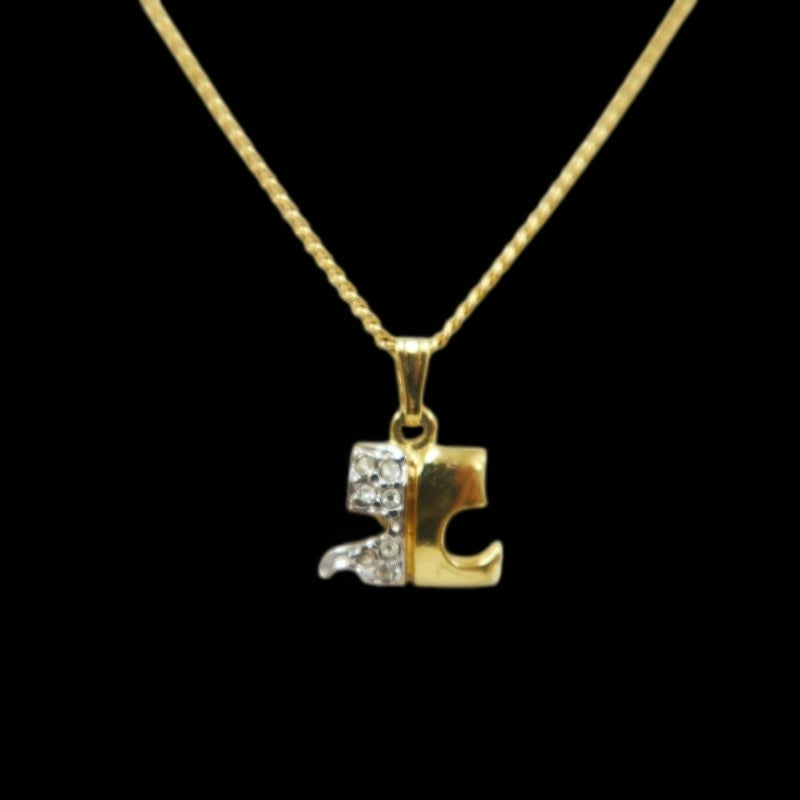 Courrèges Gold Hardware Alloy Necklace