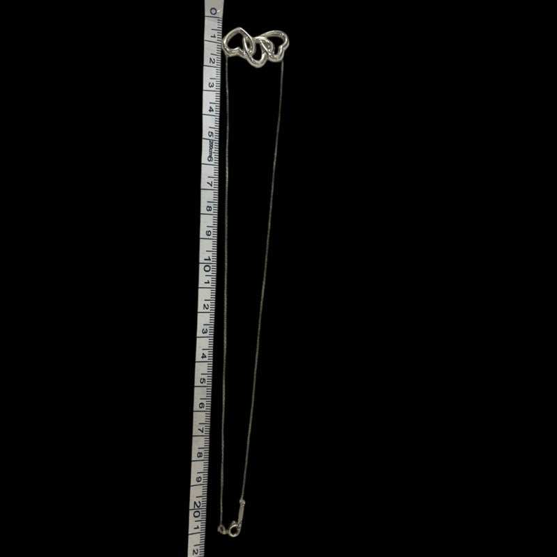 Tiffany & Co. 925 Silver Triple Heart Necklace