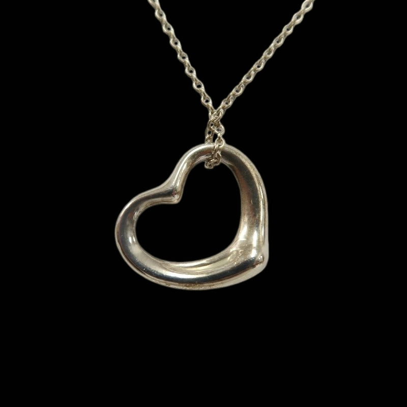 TIFFANY Open Heart Necklace 925 Silver