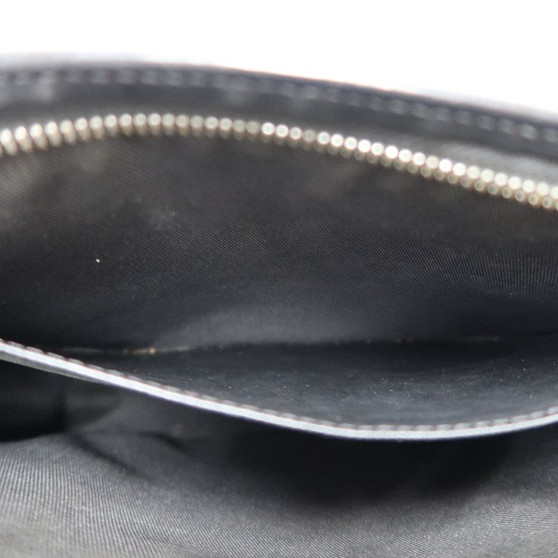 LOUIS VUITTON Damier Graphite Black PVC Clutch Bag
