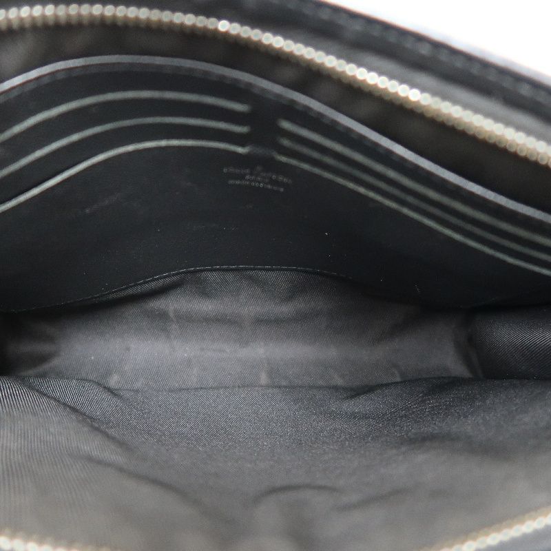 LOUIS VUITTON Damier Graphite Black PVC Clutch Bag