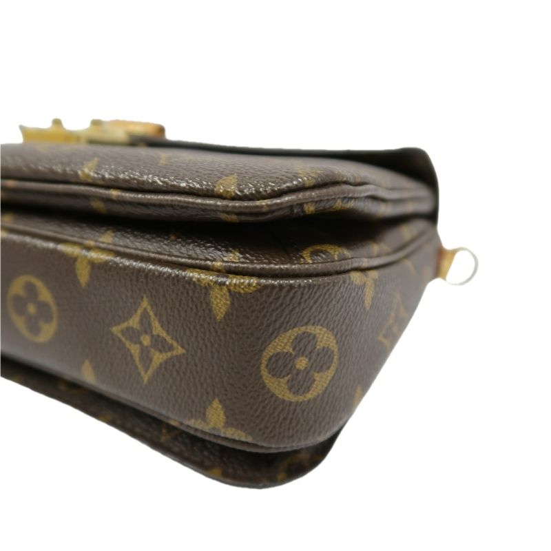 LOUIS VUITTON Monogram Métis, Brown, Gold Hardware, Top Handle Crossbody Bag, With Shoulder Strap