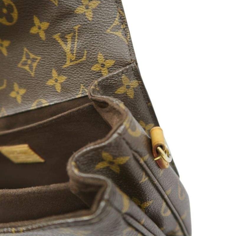 LOUIS VUITTON Monogram Métis, Brown, Gold Hardware, Top Handle Crossbody Bag, With Shoulder Strap