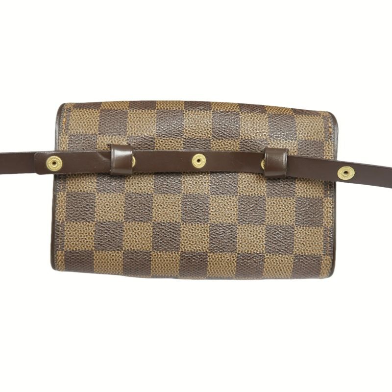 Louis Vuitton Damier Brown PVC Pochette Florentine Belt Bag